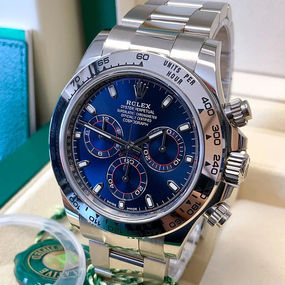 Big Discount- Cosmograph "Ghost" Daytona 40mm 18ct White Gold m116509 Series Unworn