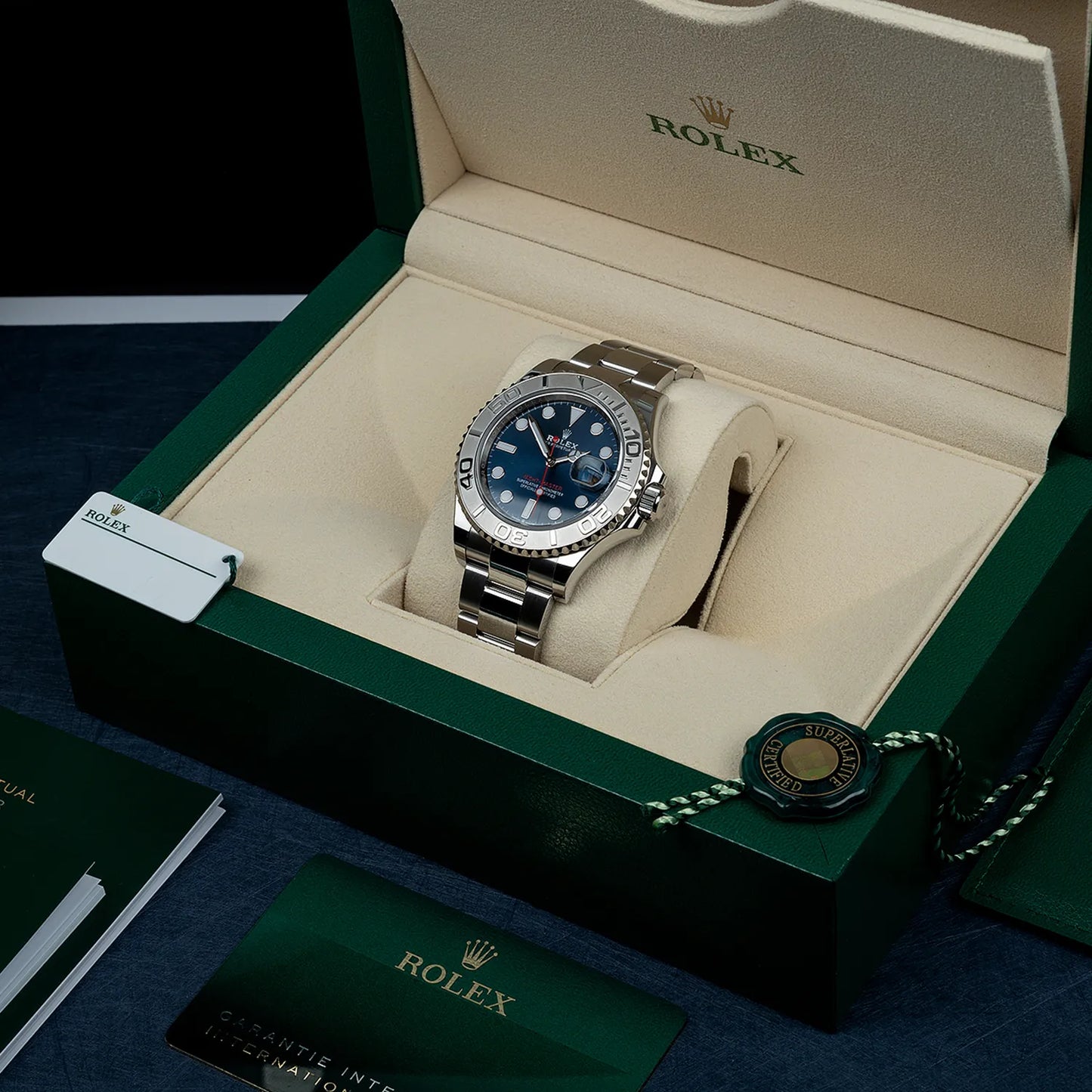 Yacht-Master 40 Stainless Steel and Platinum 126622 Series Unworn