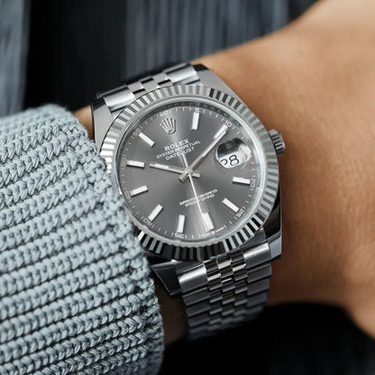 Datejust 41 Oystersteel and white gold M126334-0014