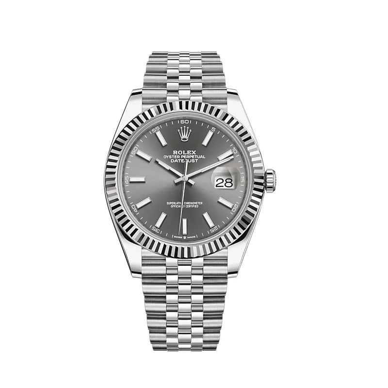 Datejust 41 Oystersteel and white gold M126334-0014