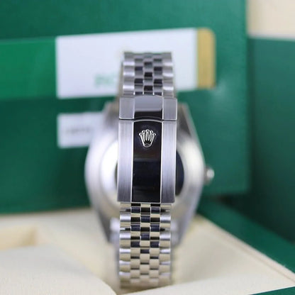 Datejust 41mm Oystersteel and white gold Bright Blue Dial 126334-0002