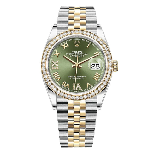 DATEJUST 36mm Oystersteel yellow gold and diamonds m126283rbr