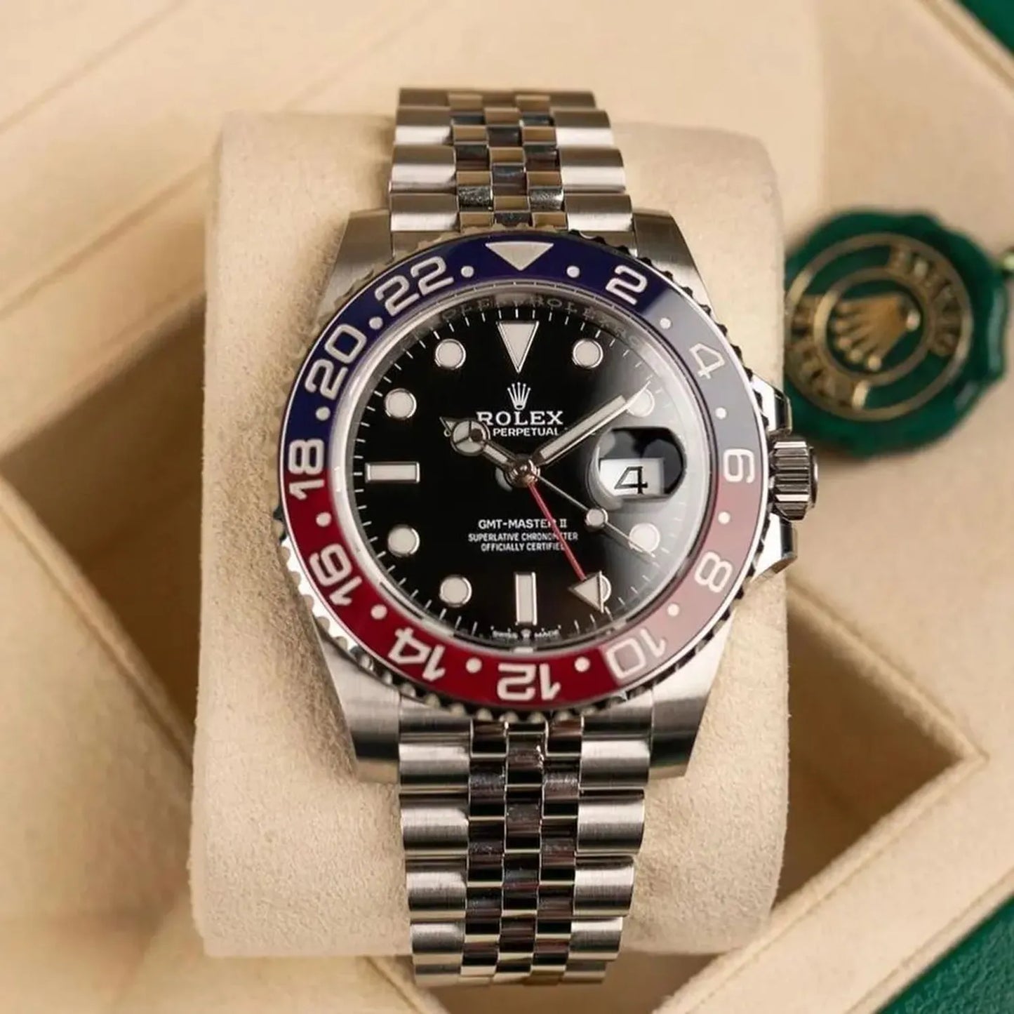 GMT-Master II 40mm Stainless Steel m126710 Series Batman & Pepsi