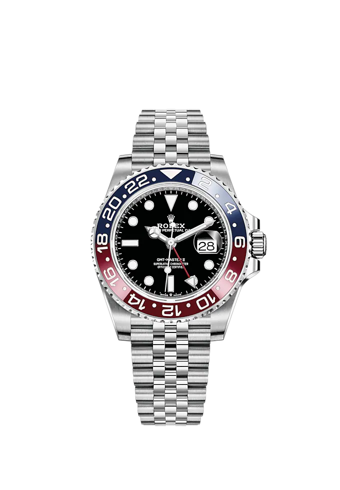 GMT-Master II 40mm Stainless Steel m126710 Series Batman & Pepsi