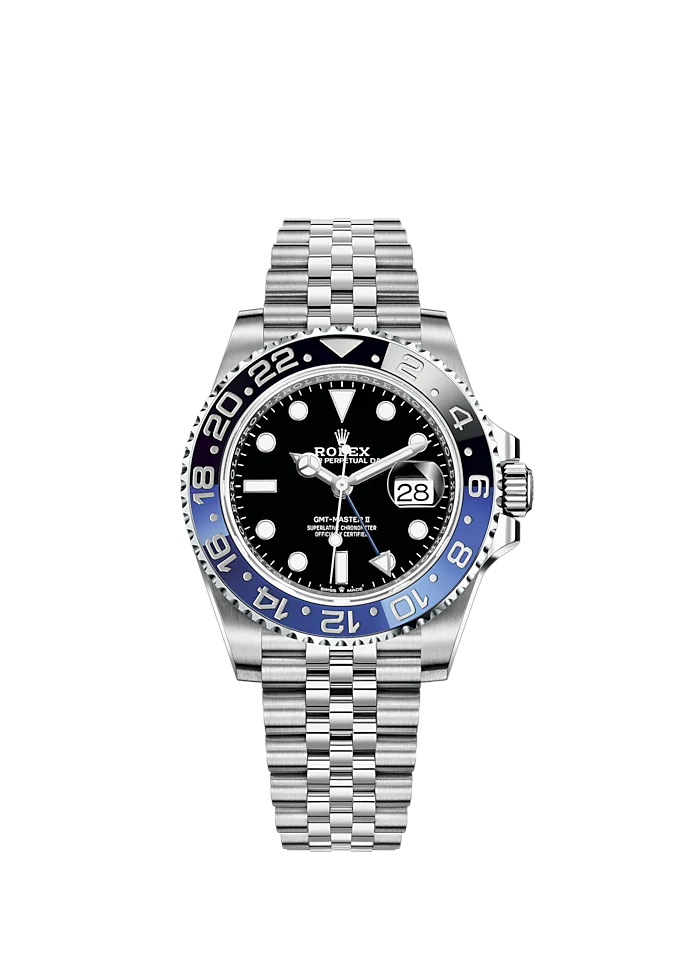 GMT-Master II 40mm Stainless Steel m126710 Series Batman & Pepsi