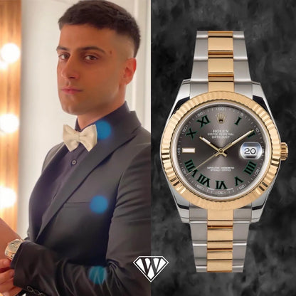 Oyster Perpetual Datejust 41 Two-tone Wimbledon Watch 126333-0019 Unworn