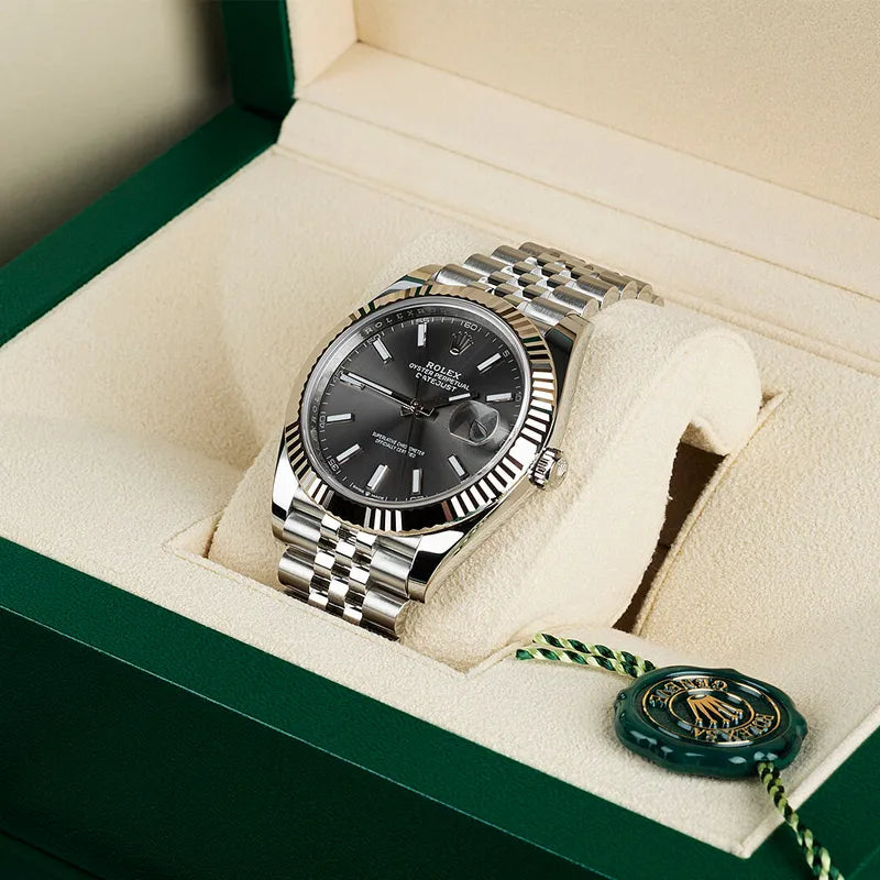 Datejust 41 Oystersteel and white gold M126334-0014