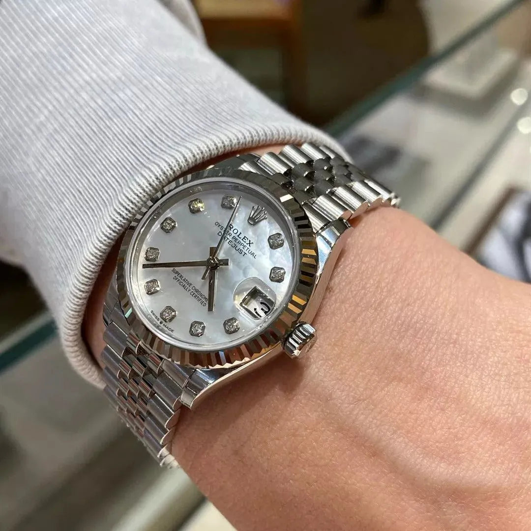 Womens Datejust Diamond Scale Multiple Dial Options 36mm