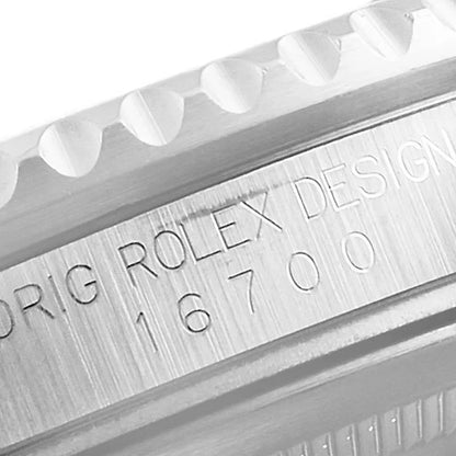 GMT Master 40mm Blue Red Pepsi Bezel Steel Mens Watch 16700