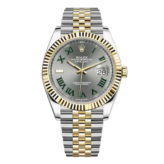 Oyster/Jubilee Perpetual Datejust 41 Two-tone Wimbledon - M126333-0020/126333-0019 Brand New