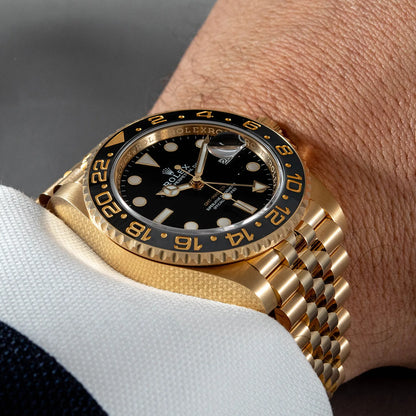 GMT-Master II NEW RELEASE 2023 Jubilee 18ct Yellow Gold 126718GRNR-0001