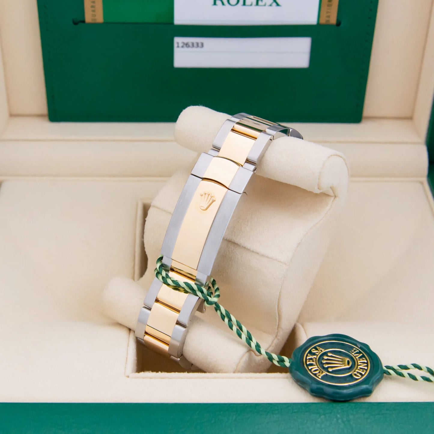 Oyster Perpetual Datejust 41 Two-tone Wimbledon Watch 126333-0019 Unworn