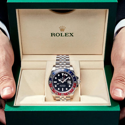 GMT-Master II 40mm Stainless Steel m126710 Series Batman & Pepsi