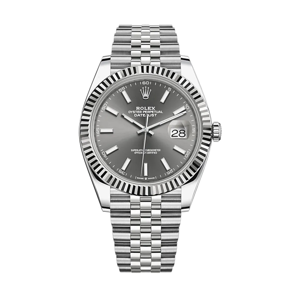 Datejust 41 Oystersteel and white gold M126334-0014