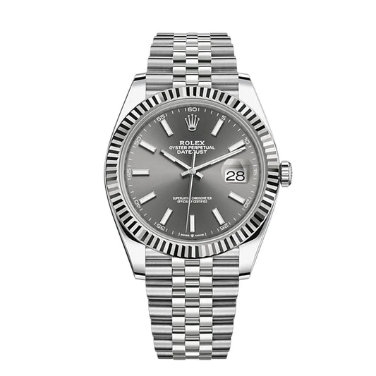 Datejust 41 Oystersteel and white gold M126334-0014