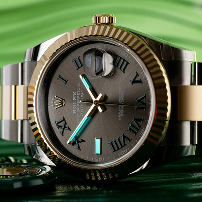 Oyster Perpetual Datejust 41 Two-tone Wimbledon Watch 126333-0019 Unworn