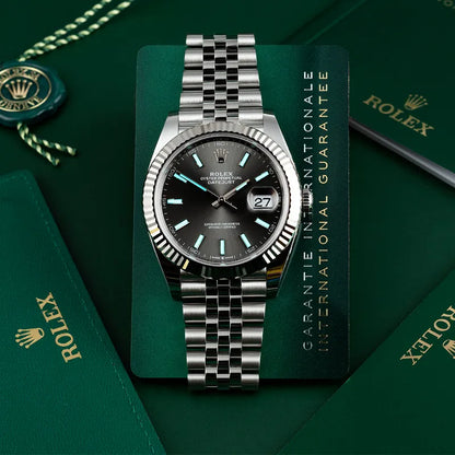 Datejust 41 Oystersteel and white gold M126334-0014