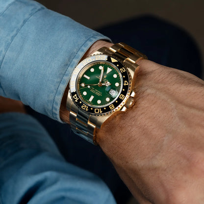 GMT Master II 18k Yellow Gold Oyster Bracelet 116718LN Unworn