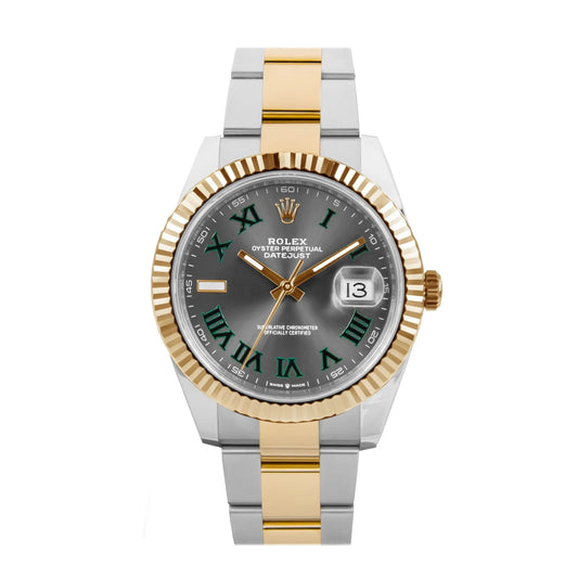 Datejust 41 Oystersteel and yellow gold Wimbledon - M126333-0020/126333-0019/126334-0022 Brand Unworn