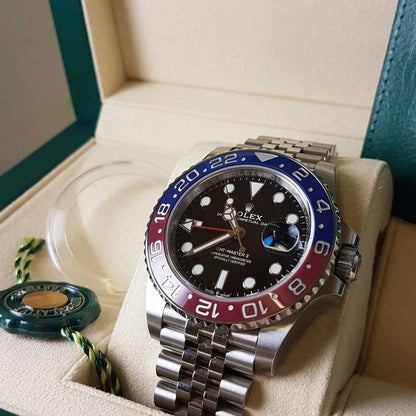 GMT-Master II 40mm Stainless Steel m126710 Series Batman & Pepsi