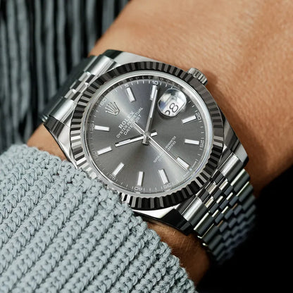 Datejust 41 Oystersteel and white gold M126334-0014