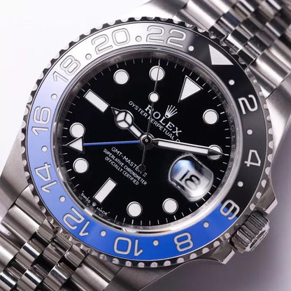 GMT-Master II 40mm Stainless Steel m126710 Series Batman & Pepsi
